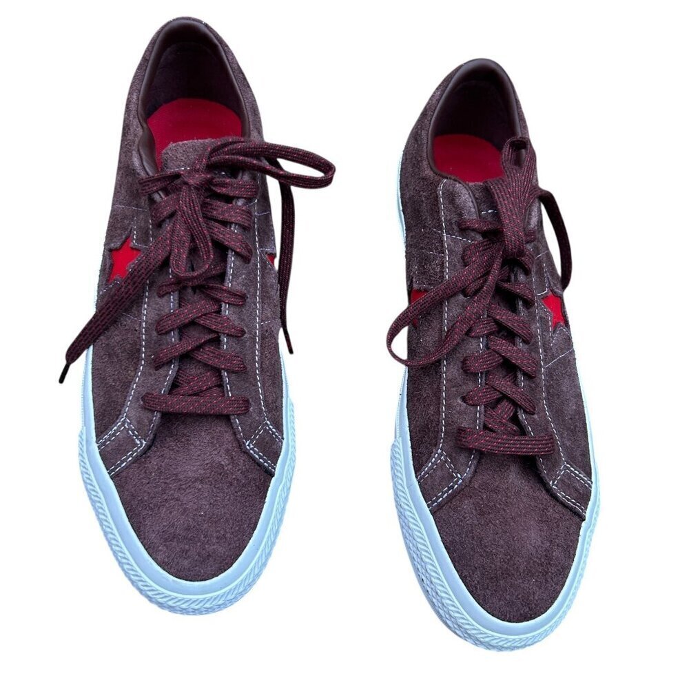 Converse Cons One Star Pro Ox Legend Brown Suede Skate Shoes A05325C Size 10